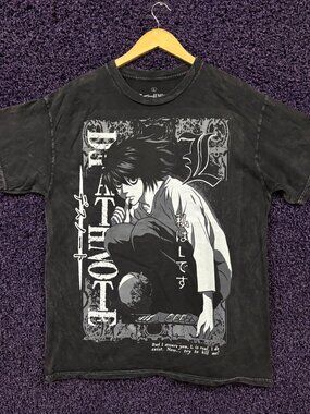 Detective L Lawliet Kira Ultimate Rival Death Note T-Shirt L